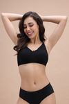Zivame Double Layered Non Wired 3/4Th Coverage T-Shirt Bra - Tap Shoe — thumbnail 2